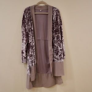 Urban Outfitters Lavender Velvet Kimono